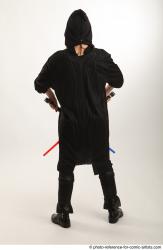 ANGELIA STANDING POSE WITH LIGHTSABERS